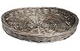 sprotfat = wicker dish