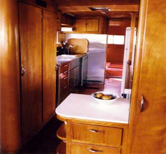 Mobile home kitchen
