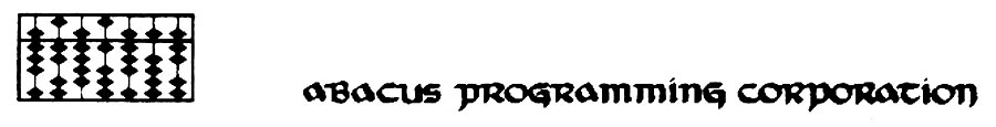 Abacus Programming Corp. Abacus Programming Corp.