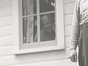 Grandma peeking Grandma peeking
