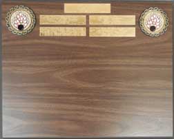 Plaque intended for all trophy strips Plaque intended for all trophy strips