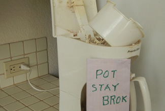 Pot stay brok