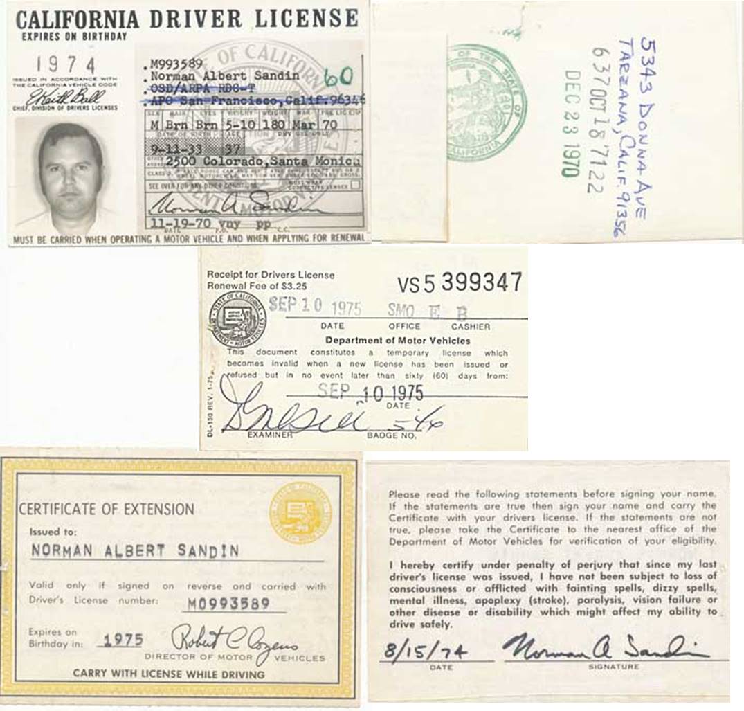 1970 California license